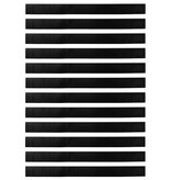 VidaXL Zelfklevende Deurborstels 12 pcs Wit 100 cm Aluminium Legering