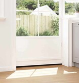 VidaXL Zelfklevende Deurborstels 12 pcs Wit 100 cm Aluminium Legering