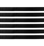 VidaXL Zelfklevende Deurborstels 6 pcs Wit 100 cm Aluminium Legering