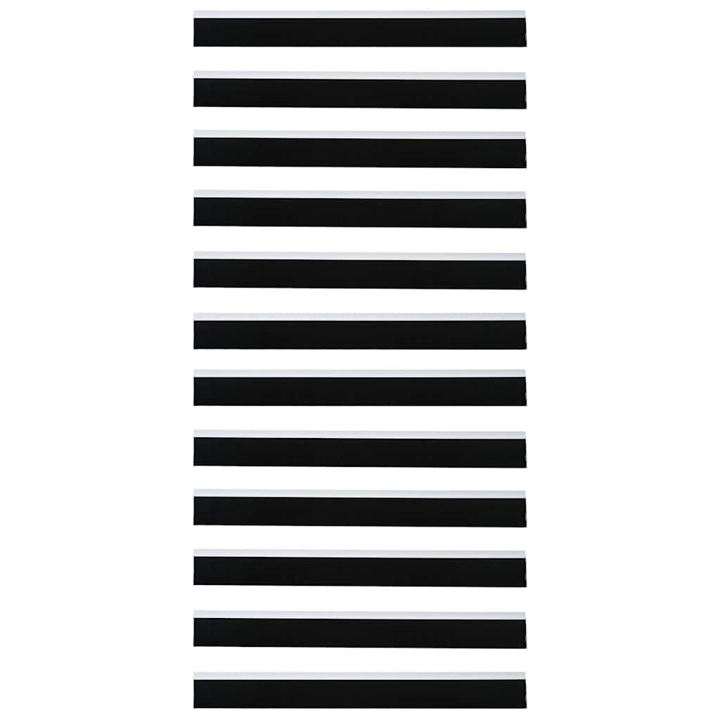 VidaXL Zelfklevende Deurborstels 12 pcs Wit 100 cm Aluminium Legering