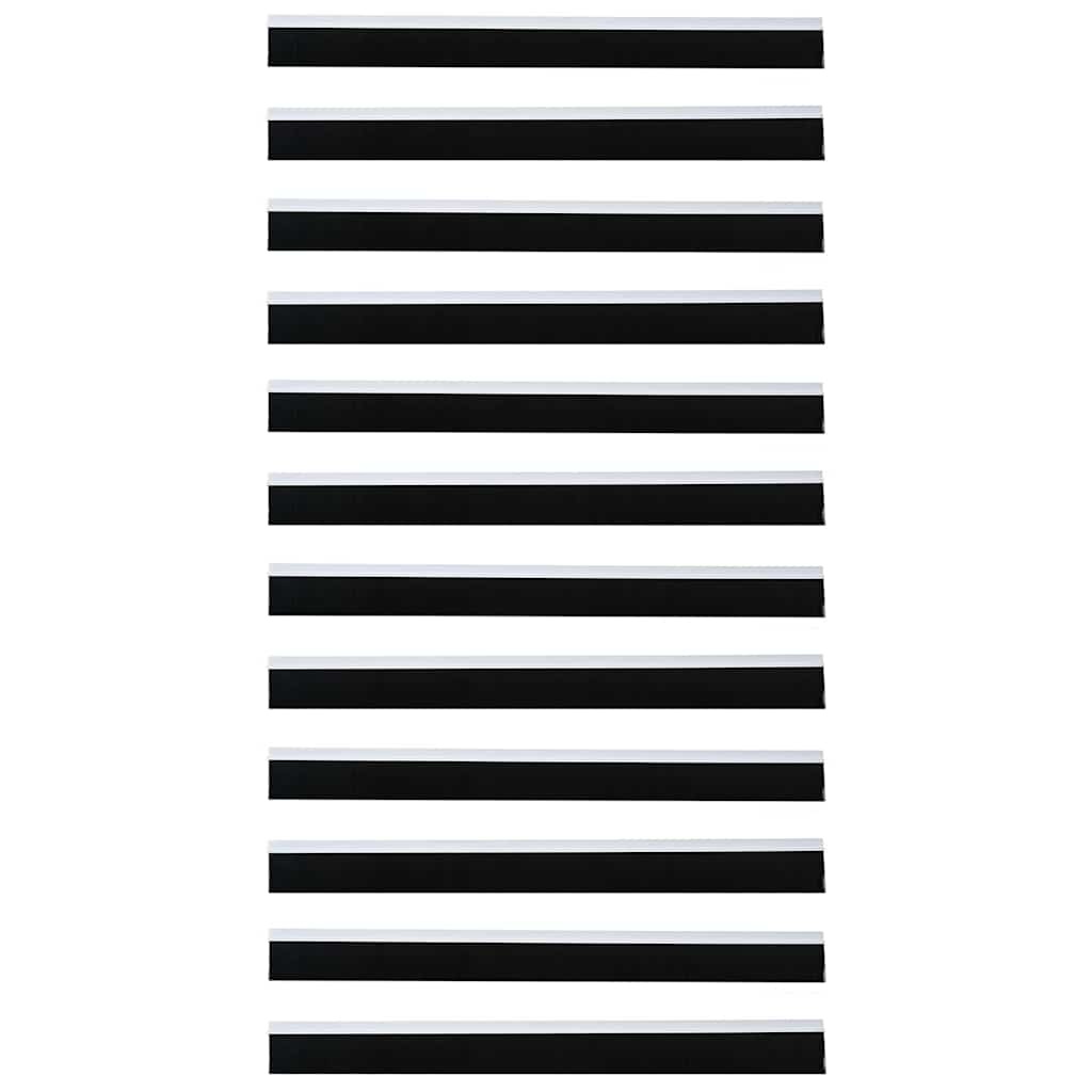 VidaXL Zelfklevende Deurborstels 12 pcs Wit 100 cm Aluminium Legering