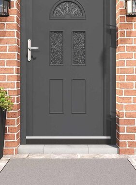 VidaXL Zelfklevende Deurborstels 6 pcs Wit 100 cm Aluminium Legering