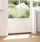 VidaXL Zelfklevende Deurborstels 6 pcs Wit 100 cm Aluminium Legering