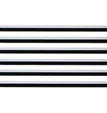 VidaXL Zelfklevende Deurborstels 6 pcs Wit 100 cm Aluminium Legering