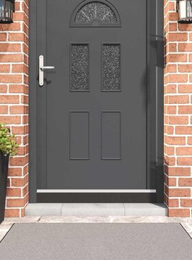 VidaXL Zelfklevende Deurborstels 2 pcs Wit 100 cm Aluminium Legering