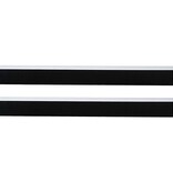 VidaXL Zelfklevende Deurborstels 2 pcs Wit 100 cm Aluminium Legering