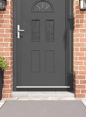 VidaXL Zelfklevende Deurborstels 2 pcs Wit 100 cm Aluminium Legering