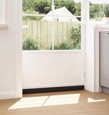 VidaXL Zelfklevende Deurborstels 2 pcs Wit 100 cm Aluminium Legering