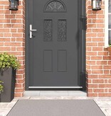 VidaXL Zelfklevende Deurborstels 2 pcs Wit 100 cm Aluminium Legering