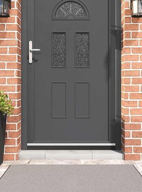 VidaXL Zelfklevende Deurborstels 2 pcs Wit 100 cm Aluminium Legering