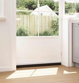 VidaXL Zelfklevende Deurborstels 2 pcs Wit 100 cm Aluminium Legering