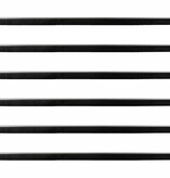 VidaXL Schroefbare Deurborstelafsluitingen 6 pcs Zilver 100 cm