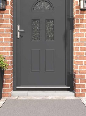 VidaXL Schroefbare Deurborstelafsluitingen 12 pcs Zilver 100 cm