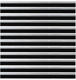 VidaXL Schroefbare Deurborstelafsluitingen 12 pcs Zilver 100 cm