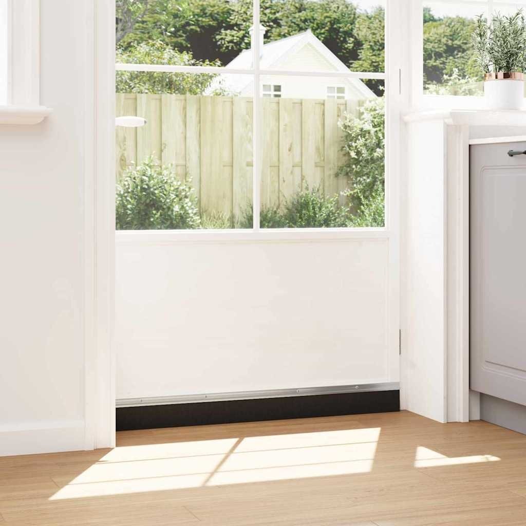 VidaXL Schroefbare Deurborstelafsluitingen 6 pcs Zilver 100 cm