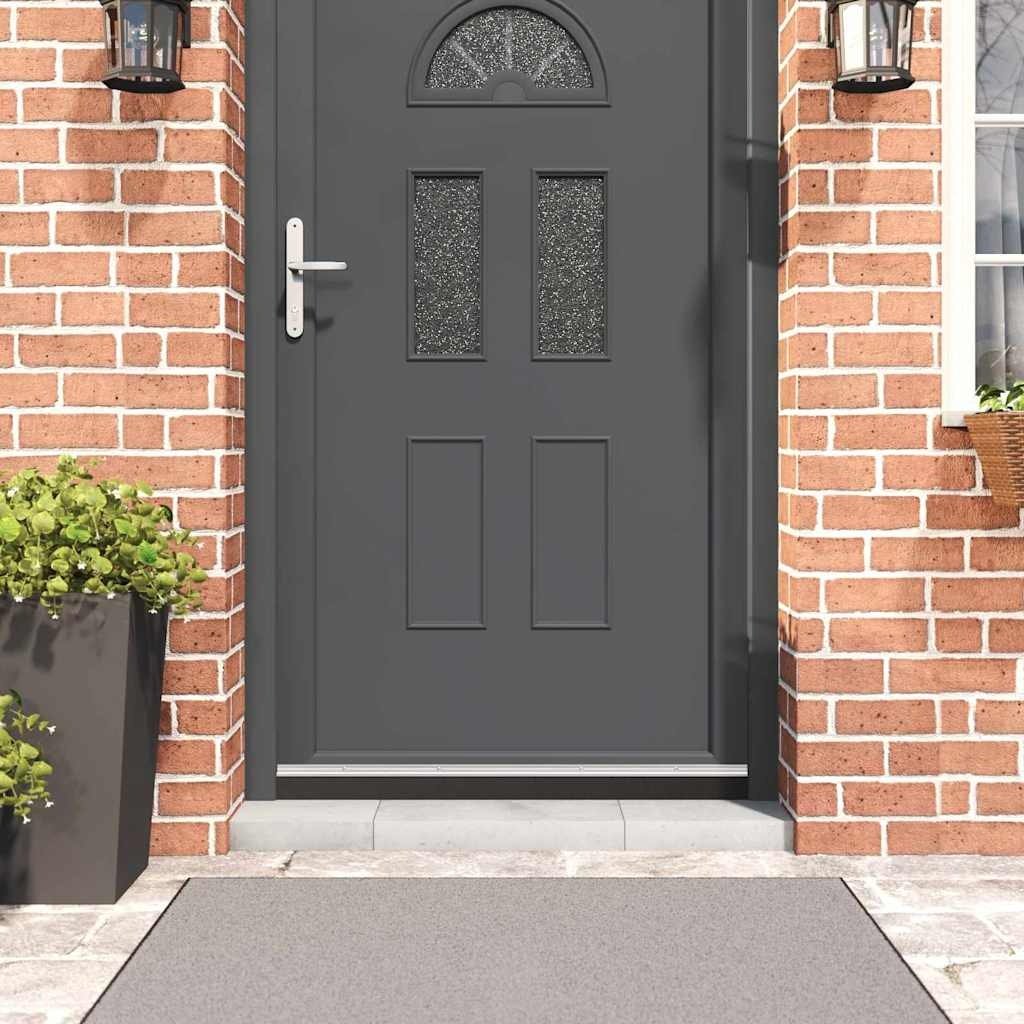 VidaXL Schroefbare Deurborstelafsluitingen 2 pcs Zilver 100 cm