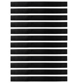 VidaXL Zelfklevende Deurborstels 12 pcs Zilver 100 cm