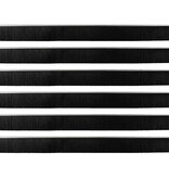 VidaXL Zelfklevende Deurborstels 6 pcs Zilver 100 cm