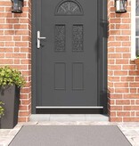 VidaXL Zelfklevende Deurborstels 12 pcs Zilver 100 cm