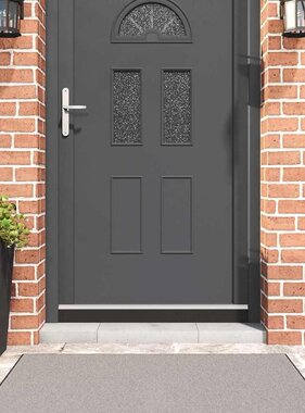 VidaXL Zelfklevende Deurborstels 6 pcs Zilver 100 cm