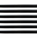 VidaXL Zelfklevende Deurborstels 6 pcs Zilver 100 cm