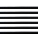 VidaXL Zelfklevende Deurborstels 6 pcs Zilver 100 cm