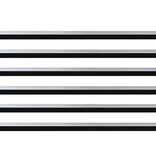 VidaXL Zelfklevende Deurborstels 6 pcs Zilver 100 cm