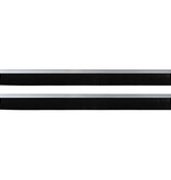 VidaXL Zelfklevende Deurborstels 2 pcs Zilver 100 cm