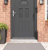 VidaXL Zelfklevende Deurborstels 2 pcs Zilver 100 cm