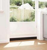 VidaXL Schroefbare Deurborstelafsluitingen 12 pcs Bruin 100 cm