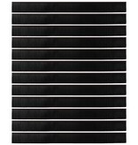 VidaXL Schroefbare Deurborstelafsluitingen 12 pcs Bruin 100 cm