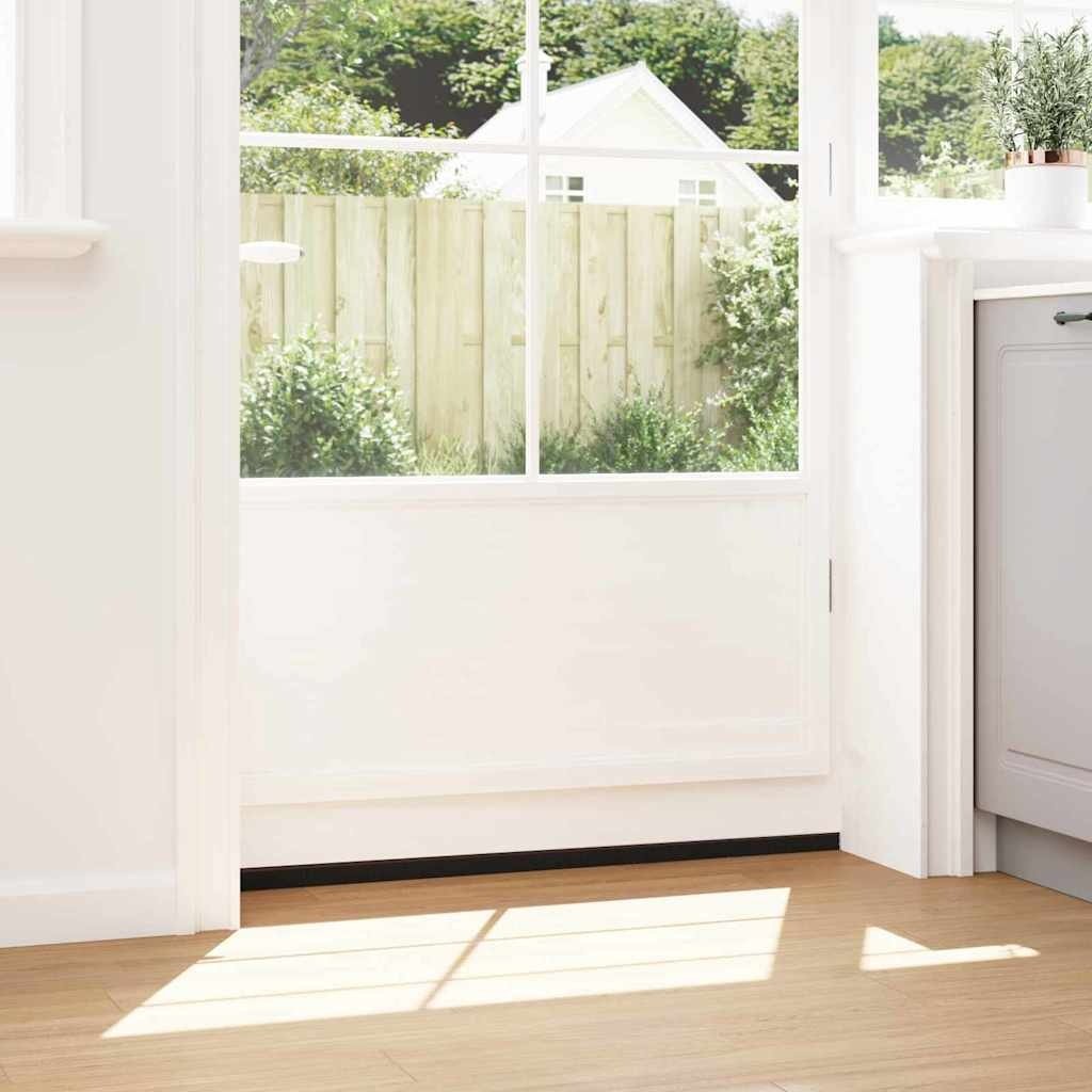 VidaXL Schroefbare Deurborstelafsluitingen 12 pcs Bruin 100 cm