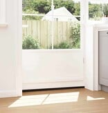 VidaXL Schroefbare Deurborstelafsluitingen 6 pcs Bruin 100 cm