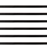 VidaXL Schroefbare Deurborstelafsluitingen 6 pcs Bruin 100 cm