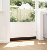 VidaXL Schroefbare Deurborstelafsluitingen 12 pcs Bruin 100 cm