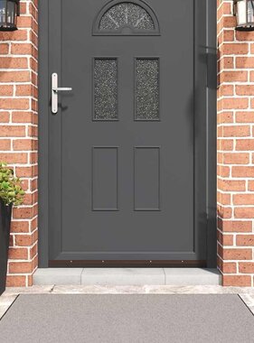 VidaXL Schroefbare Deurborstelafsluitingen 12 pcs Bruin 100 cm