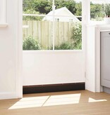 VidaXL Schroefbare Deurborstelafsluitingen 6 pcs Bruin 100 cm