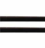 VidaXL Schroefbare Deurborstelafsluitingen 2 pcs Bruin 100 cm