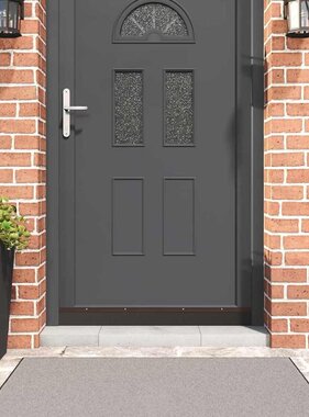 VidaXL Schroefbare Deurborstelafsluitingen 2 pcs Bruin 100 cm