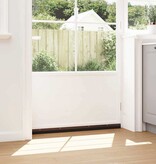 VidaXL Schroefbare Deurborstelafsluitingen 2 pcs Bruin 100 cm