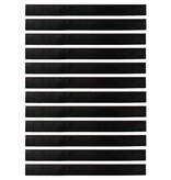 VidaXL Zelfklevende Deurborstels 12 pcs Bruin 100 cm