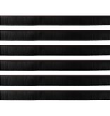 VidaXL Zelfklevende Deurborstels 6 pcs Bruin 100 cm Aluminium Legering