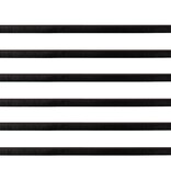 VidaXL Zelfklevende Deurborstels 6 pcs Bruin 100 cm Aluminium Legering