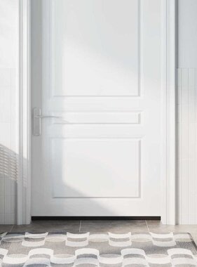 VidaXL Zelfklevende Deurborstels 2 pcs Bruin 100 cm Aluminium Legering