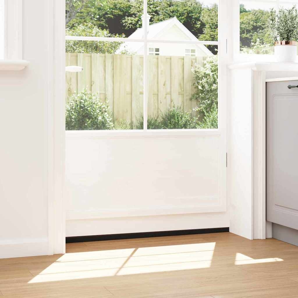 VidaXL Zelfklevende Deurborstels 2 pcs Bruin 100 cm Aluminium Legering