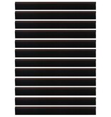 VidaXL Zelfklevende Deurborstels 12 pcs Bruin 100 cm