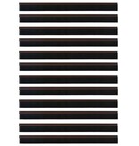 VidaXL Zelfklevende Deurborstels 12 pcs Bruin 100 cm