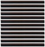 VidaXL Zelfklevende Deurborstels 12 pcs Bruin 100 cm