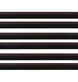 VidaXL Zelfklevende Deurborstels 6 pcs Bruin 100 cm Aluminium Legering