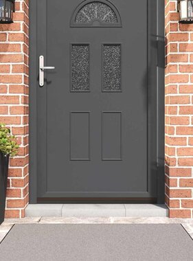 VidaXL Zelfklevende Deurborstels 6 pcs Bruin 100 cm Aluminium Legering